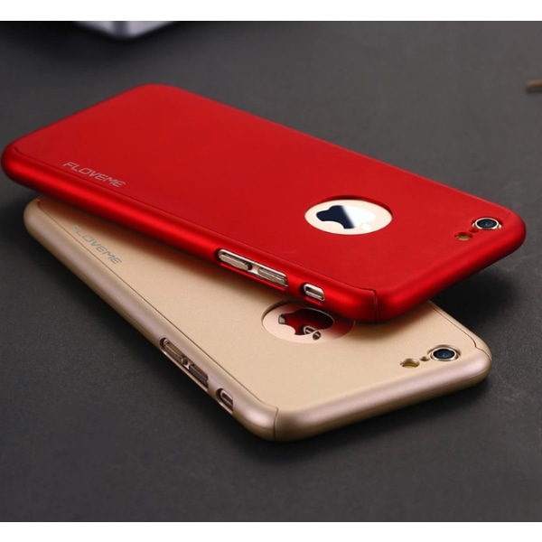 Stilrent Skyddsfodral för iPhone 6/6S (Fram och bak) GULD Guld