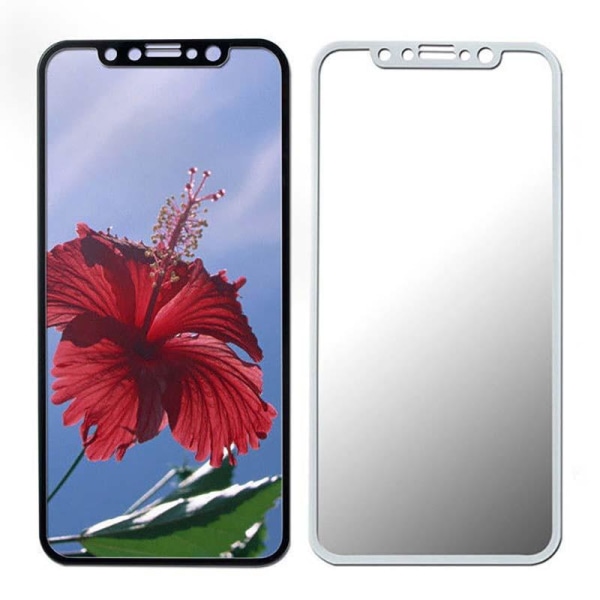 iPhone X - Skärmskydd 3D från D:fence 2-PACK Genomskinlig