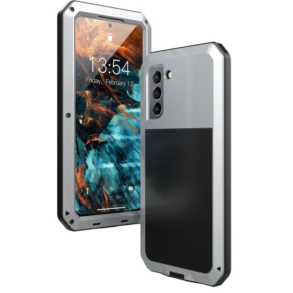 Skyddsfodral (Aluminium) HEAVY DUTY - Samsung Galaxy S21 Plus Silver