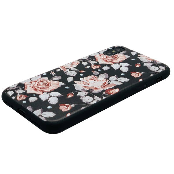 iPhone X/XS - Skyddande Blomsterskal 2