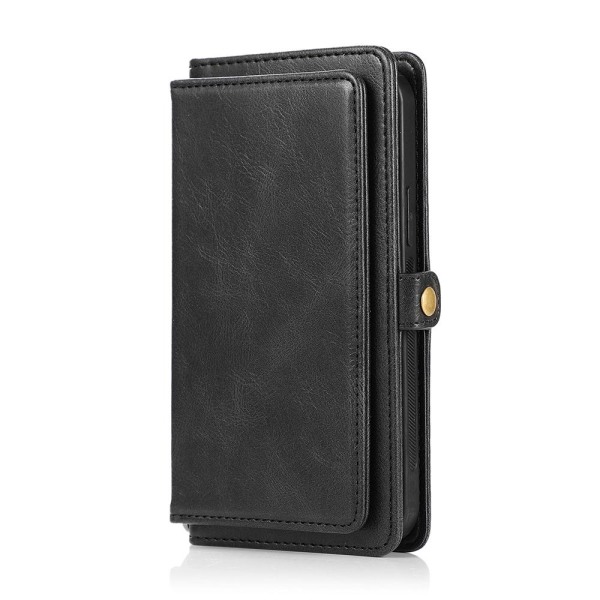 Glatt Stilig 2-1 lommebokdeksel - iPhone 12 Pro Max Mörkblå