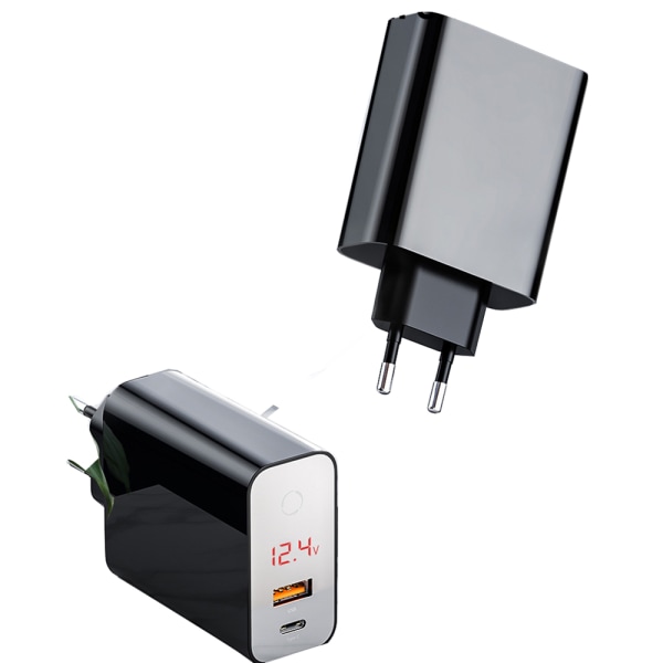 Genomtänkt Type-C USB Väggadapter BASEUS Vit