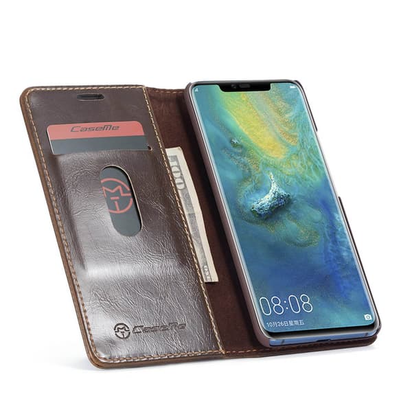 Huawei Mate 20 Pro - Plånboksfodral Röd Röd