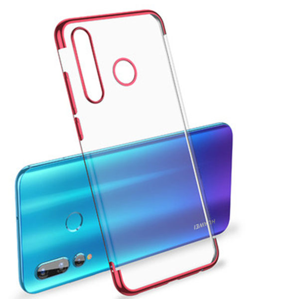 Beskyttende FLOVEME Silikone Cover - Huawei Honor 20 Lite Röd