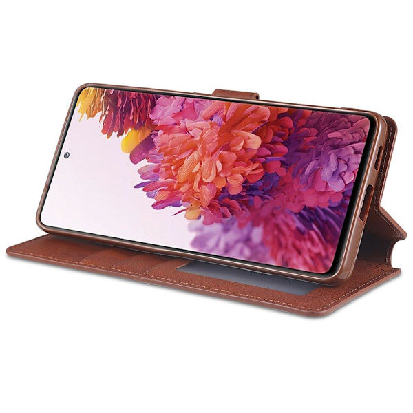 Stilfuldt pung etui - Samsung Galaxy S21 Ultra Blå