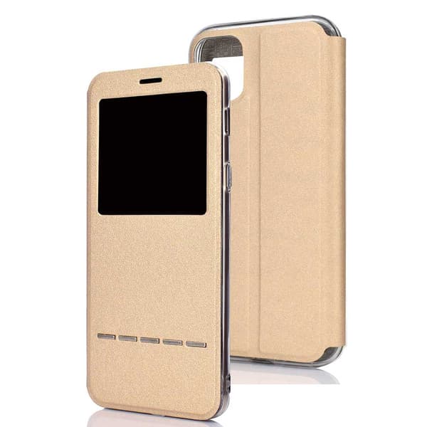 Smidigt Fodral (Leman) Svarsfunktion - iPhone 11 Pro Blå