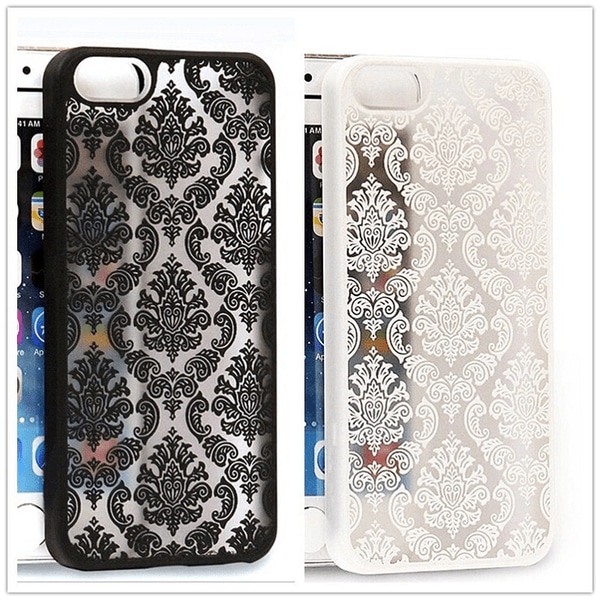 iPhone 6 plus/6S plus skal "Vintage flower" (VIT)