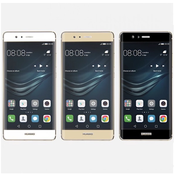 ProGuard Huawei P9 3-PACK Skärmskydd 3D 9H 0,2mm HD-Clear Svart