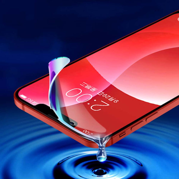 2-PACK iPhone 13 Mini Skärmskydd Hydrogel 0,3mm Transparent/Genomskinlig
