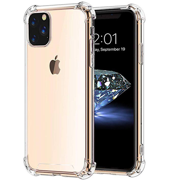 iPhone 11 Pro Max - Robust FLOVEME Silikonskal Transparent