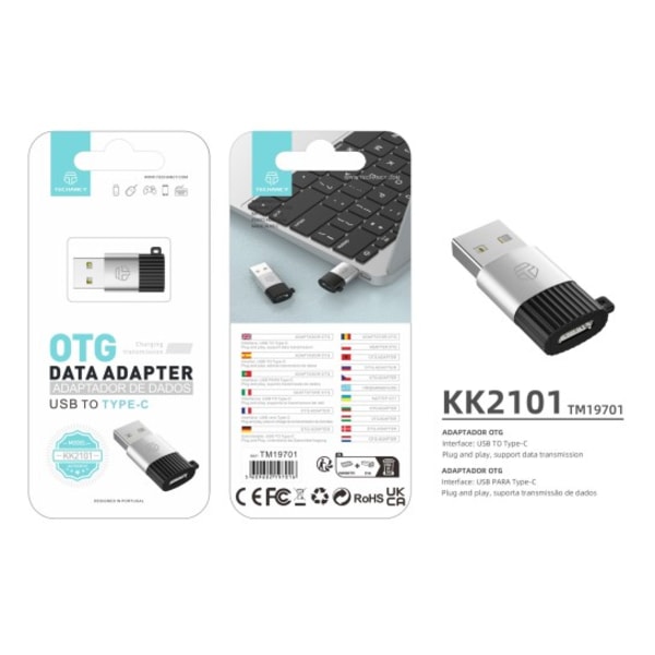 USB Adapter, USB till USB TYP-C Adapter