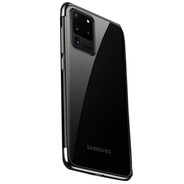 Stødabsorberende silikone cover - Samsung Galaxy S20 Ultra Blå