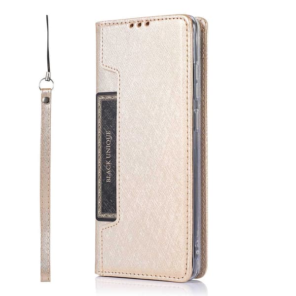 Effektivt Wallet etui FLOVEME - Samsung Galaxy S20 Guld