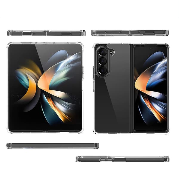 Samsung Galaxy Z Fold 7 Transparent Skal  Elegant Skydd Transparent