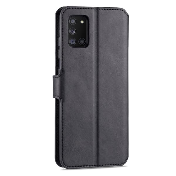 Glat stilfuldt pung etui - Samsung Galaxy A41 Svart