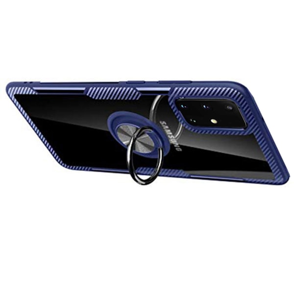 Samsung Galaxy A71 - Effektfullt Skal med Ringhållare (LEMAN) Blå