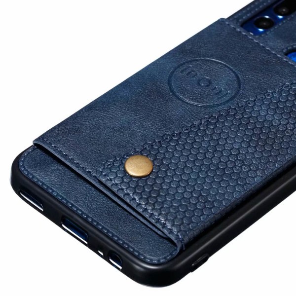 Suojakuori korttilokerolla - Huawei P Smart Z Mörkblå