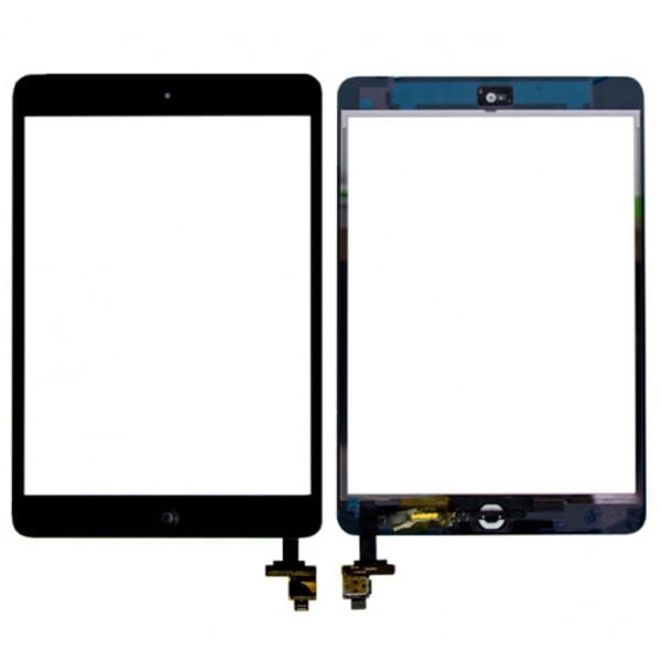 iPad Mini Touch-skjerm (inkl. hjem-knapp) SVART eller HVIT Svart