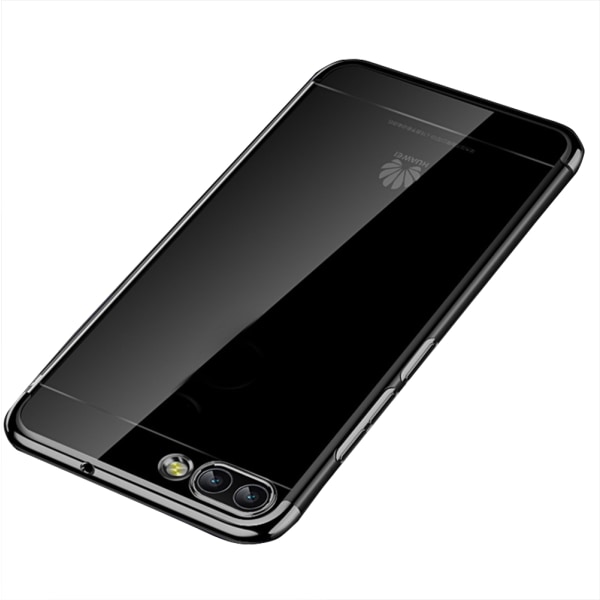 Ainutlaatuinen sileä silikonikuori - Huawei Honor 10 Silver