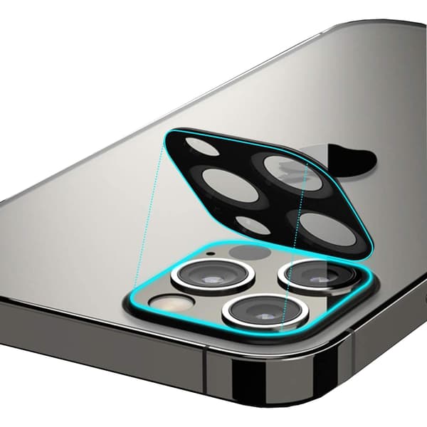 Kameralinssi suoja 2.5D HD-Clear 0,4mm iPhone 13 Pro Transparent