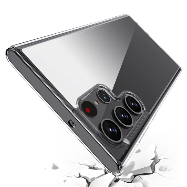 Samsung Galaxy S23 Ultra - Stilrent Stødsikkert NKOBEE Cover Genomskinlig