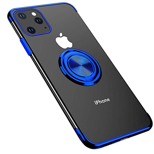 Professionelt cover med ringholder - iPhone 12 Pro Max Blå