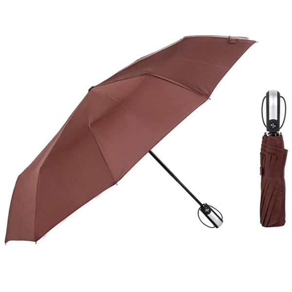 Professionellt Slittåligt Automatiskt Paraply Lila