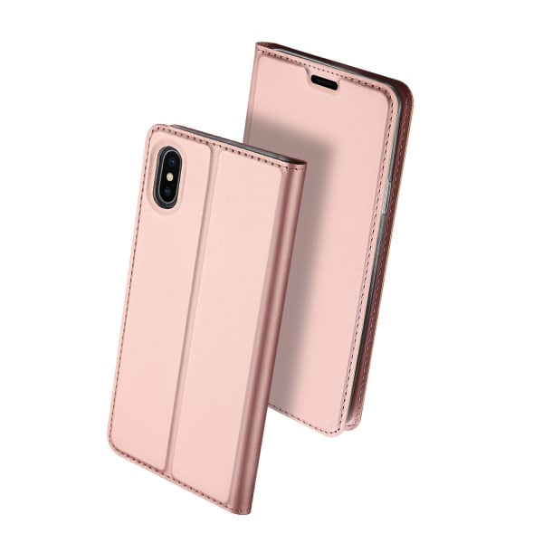 Silkkikosketuskotelo korttipaikalla iPhone XS Maxille Guld