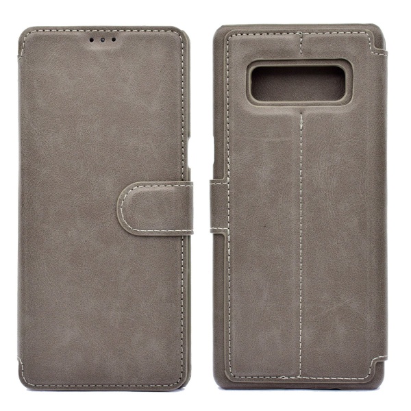 Samsung Galaxy Note 8 (Klasse-Y) Stilige lommebokdeksler Grå