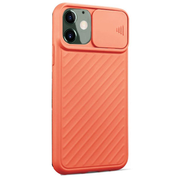 Glat stødabsorberende cover - iPhone 12 Orange