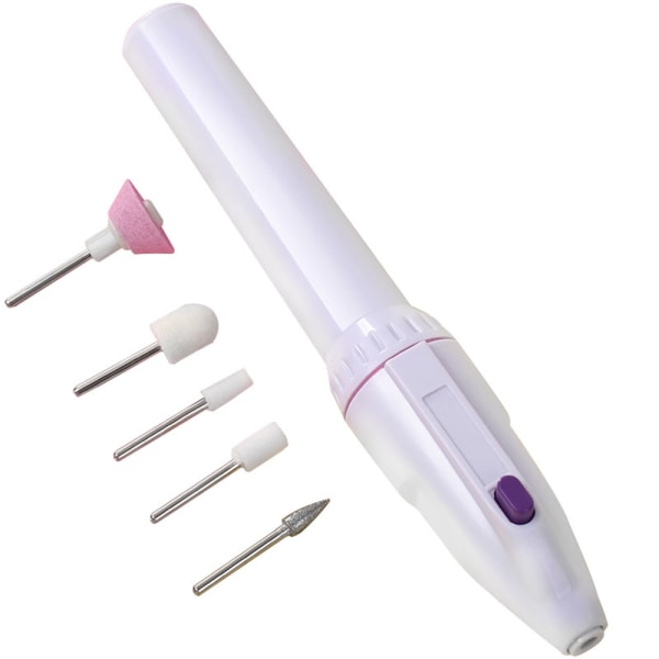 5 in 1 Lättanvänd Manikyr/Pedikyr Nagelslip Vit