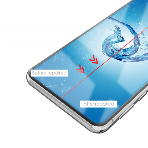 Skjermbeskytter (HuTech) FRONT - Samsung Galaxy S10 Plus Transparent/Genomskinlig