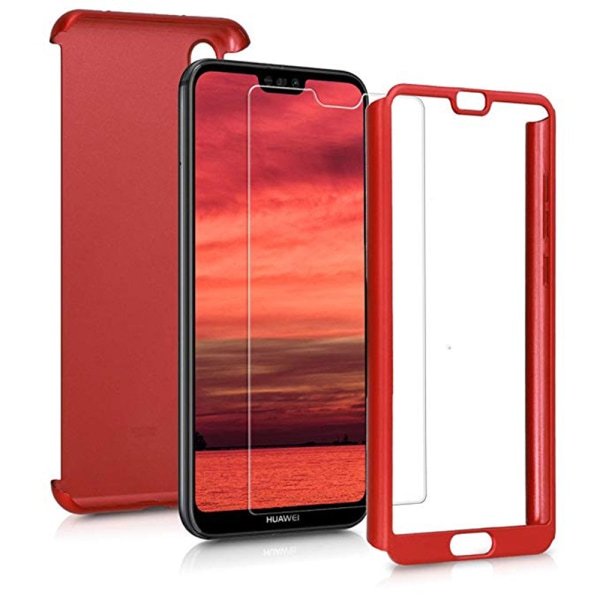 Eksklusivt Smart Double Cover - Huawei P20 Silver