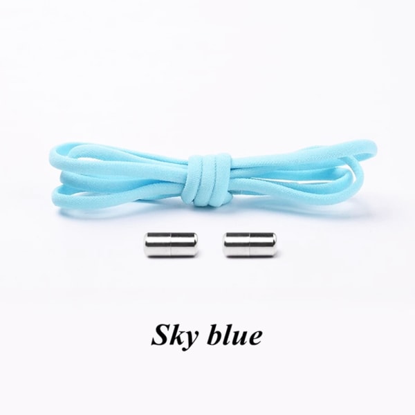 Praktiske elastiske skolisser Himmelsblå