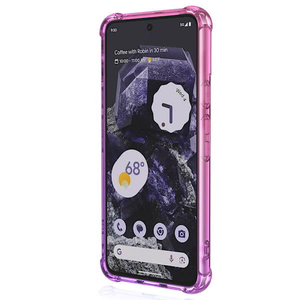 Google Pixel 9 - Flexibelt Silikon Skydd för Bättre Grepp Clear