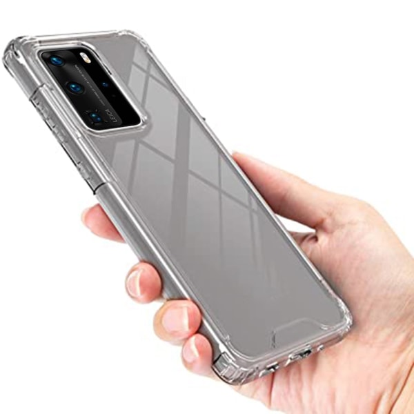 Robust beskyttelsescover (FLOVEME) - Huawei P40 Pro Transparent/Genomskinlig