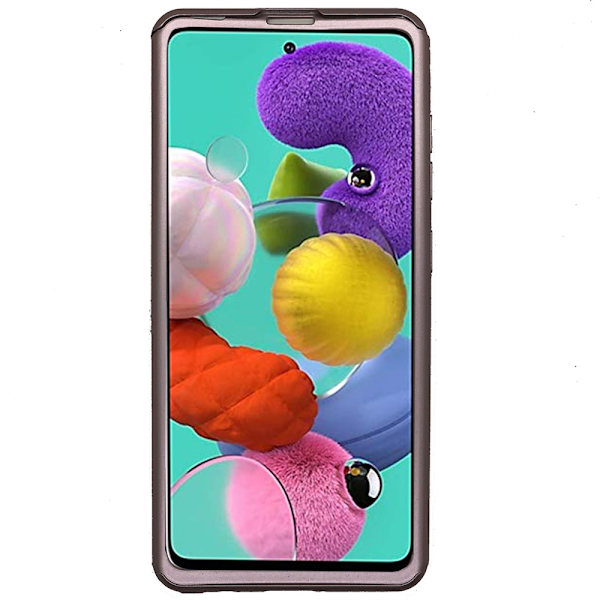 Tankevækkende dobbeltskal FLOVEME - Samsung Galaxy A71 Silver