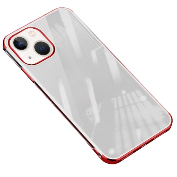 Stilig FLOVEME silikondeksel - iPhone 13 Röd