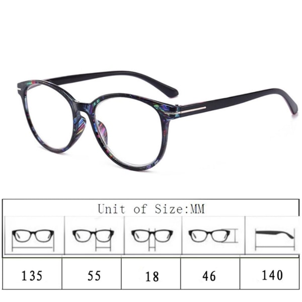 Stilfulde smarte læsebriller Rosa 3.5
