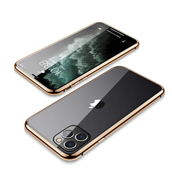 Gennemtænkt dobbeltsidet beskyttelsescover Floveme - iPhone 11 Guld