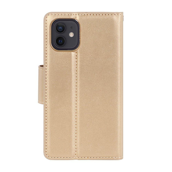 Stilsäkert Plånboksfodral (Hanman) - iPhone 12 Mini Guld
