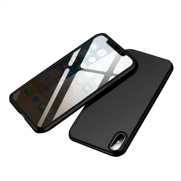 iPhone X/XS - Floveme Dubbelskal Röd