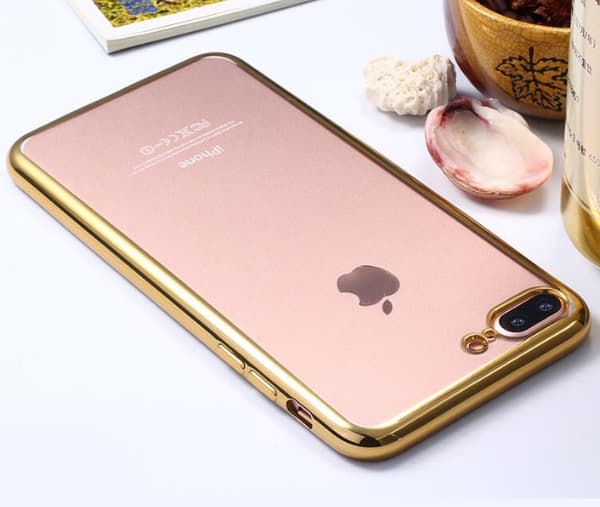 iPhone 7 - Elegant Exklusivt Smart Silikonskal från LEMAN Silver/Grå