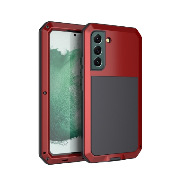 360-Beskyttende etui i aluminium - Samsung Galaxy S23 Plus Röd