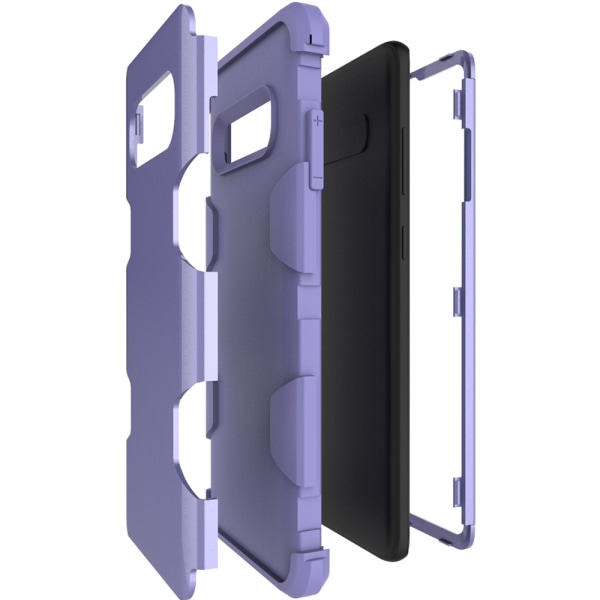 Samsung S10 Plus - Elegantti ja suojaava kuori \"Rugged Robot\" Lila