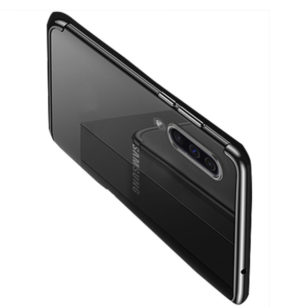 Iskuja vaimentava silikonisuojus Floveme - Samsung Galaxy A70 Svart