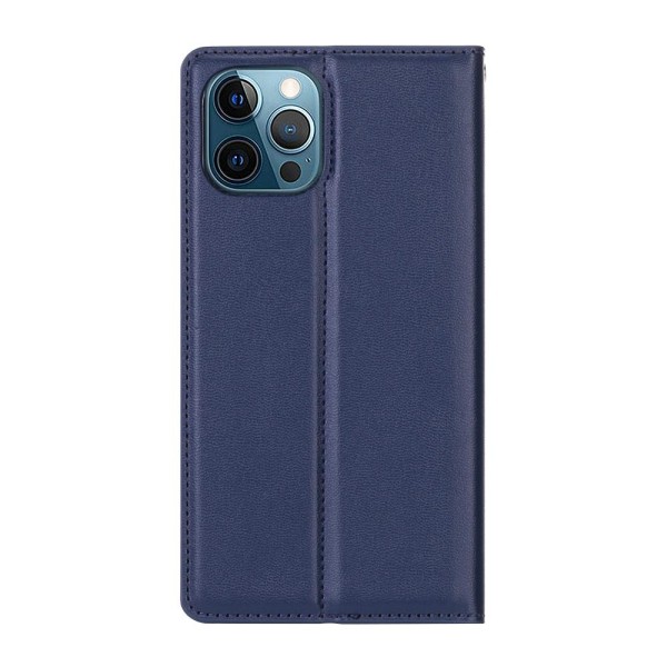 Gjennomtenkt stilig lommebokdeksel - iPhone 12 Pro Max Marinblå
