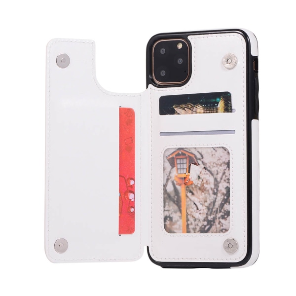 Fleksibelt cover med kortholder NKOBEE - iPhone 11 Pro Max Roséguld