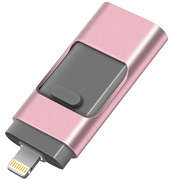 Lightning/Micro-USB-Hukommelse - (Gem fra din telefon) 128Gb Silver