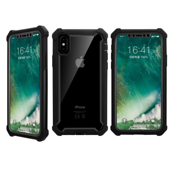 Exklusivt ARMY Skyddsfodral för iPhone XR Svart/Röd